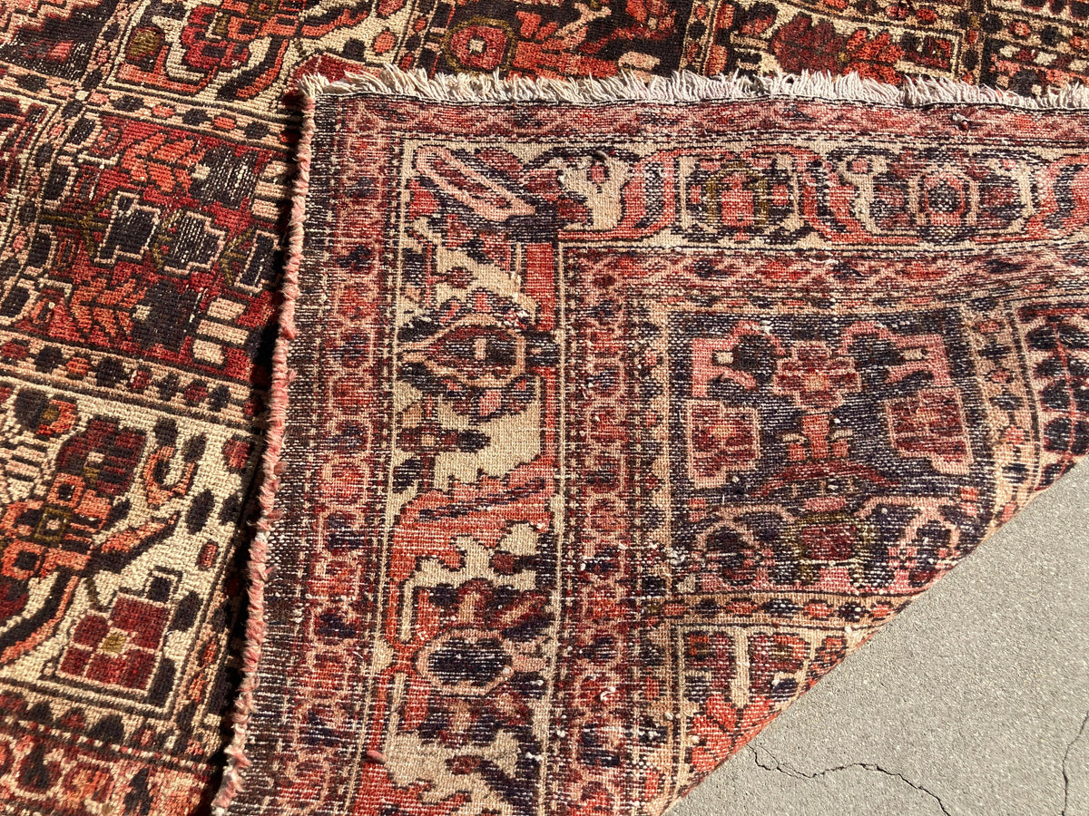 Antique Hand-Knotted Wool Rug from Turkey, Bohemian Design, Circa 1940 — Turkey