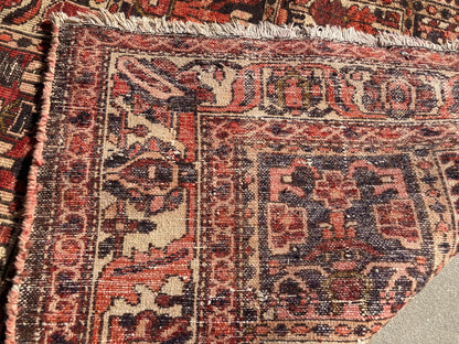Antique Hand-Knotted Wool Rug from Turkey, Bohemian Design, Circa 1940 — Turkey
