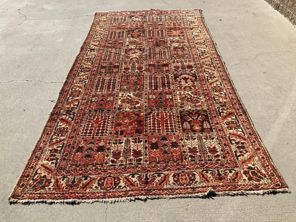 Antique Hand-Knotted Wool Rug from Turkey, Bohemian Design, Circa 1940 — Turkey