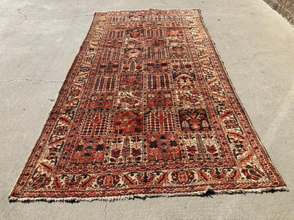 Antique Hand-Knotted Wool Rug from Turkey, Bohemian Design, Circa 1940 — Turkey