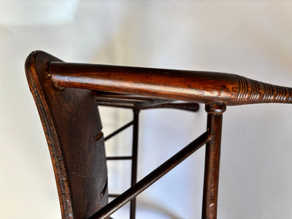 Egyptian Revival Thebes Stool, Attributed to Liberty of London, Early 20th Century — additional view 4