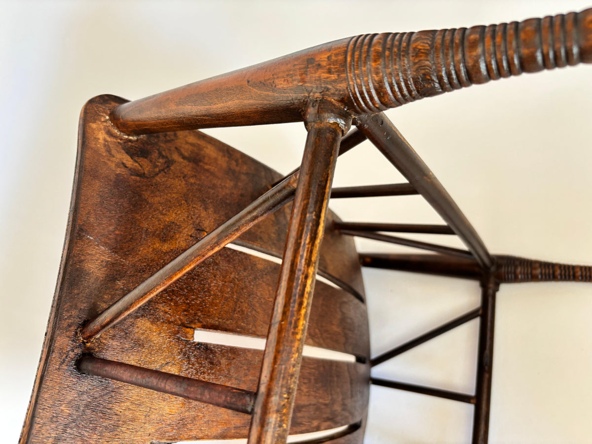 Egyptian Revival Thebes Stool, Attributed to Liberty of London, Early 20th Century — additional view 13