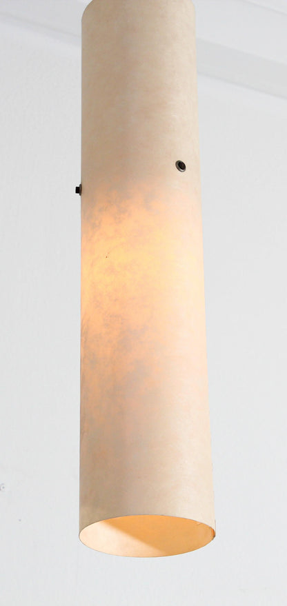 Stitched Parchment Pendant Light in the Style of Santa & Cole, Spain, 1980 — additional view 5