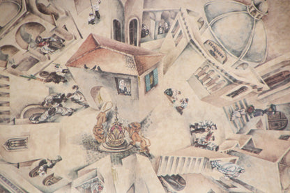 Framed Hand-Painted Jerusalem Art, Modern Style, Late 20th Century — additional view 6