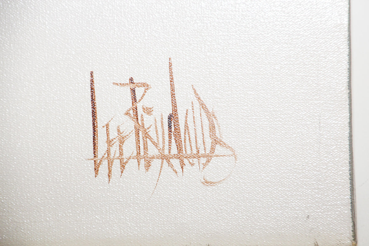 Vintage Signed Lee Reynolds Studio Textured Abstract Painting — additional view 6