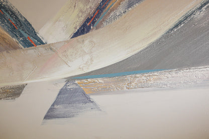 Vintage Signed Lee Reynolds Studio Textured Abstract Painting — additional view 8