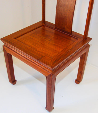 Vintage Chinese Ming Style Side Chair, Handcrafted in Hong Kong, 1950 — additional view 10