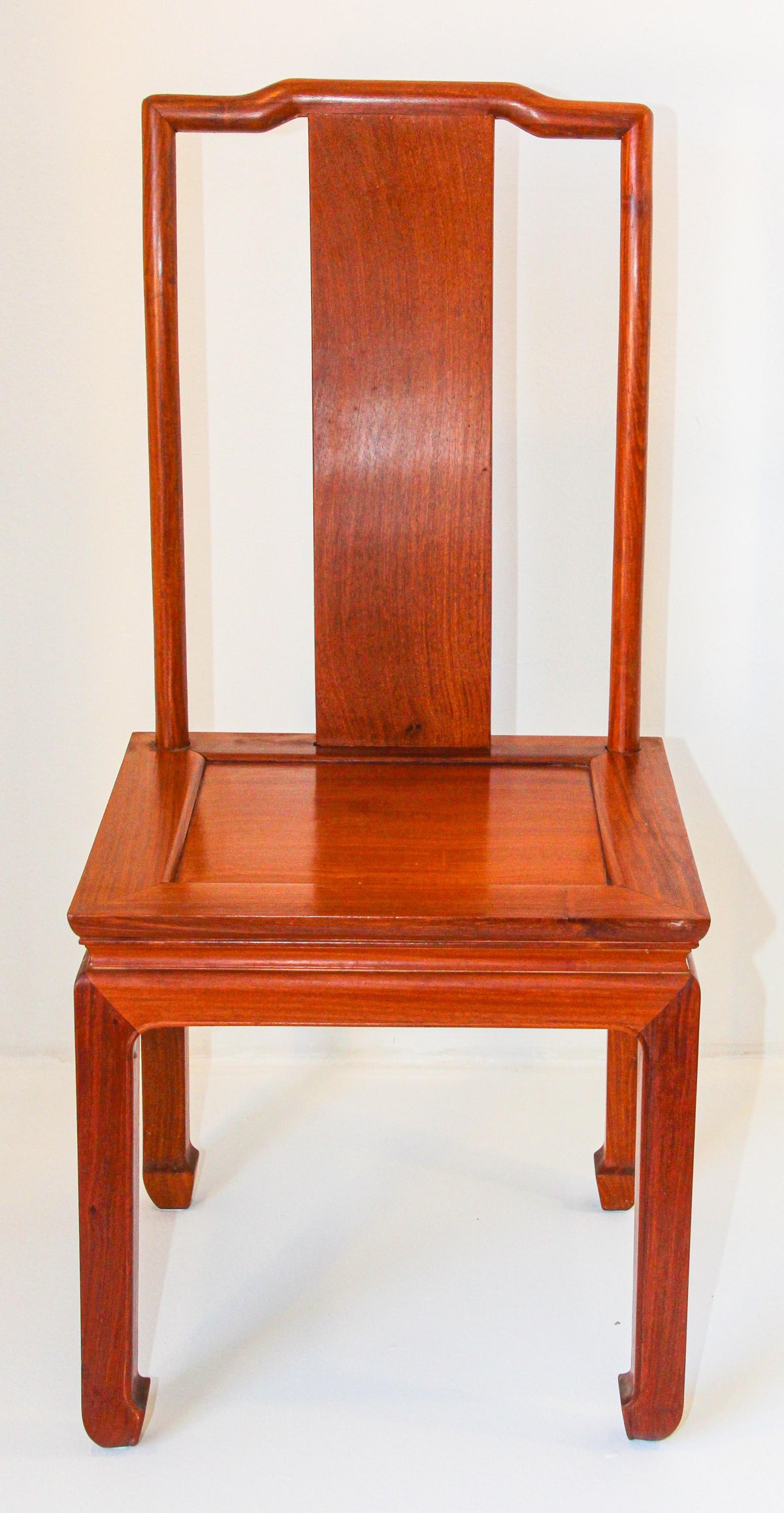 Vintage Chinese Ming Style Side Chair, Handcrafted in Hong Kong, 1950 — additional view 3