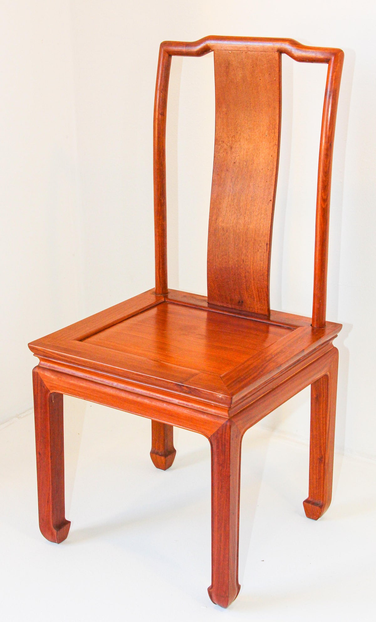 Vintage Chinese Ming Style Side Chair, Handcrafted in Hong Kong, 1950 — additional view 2