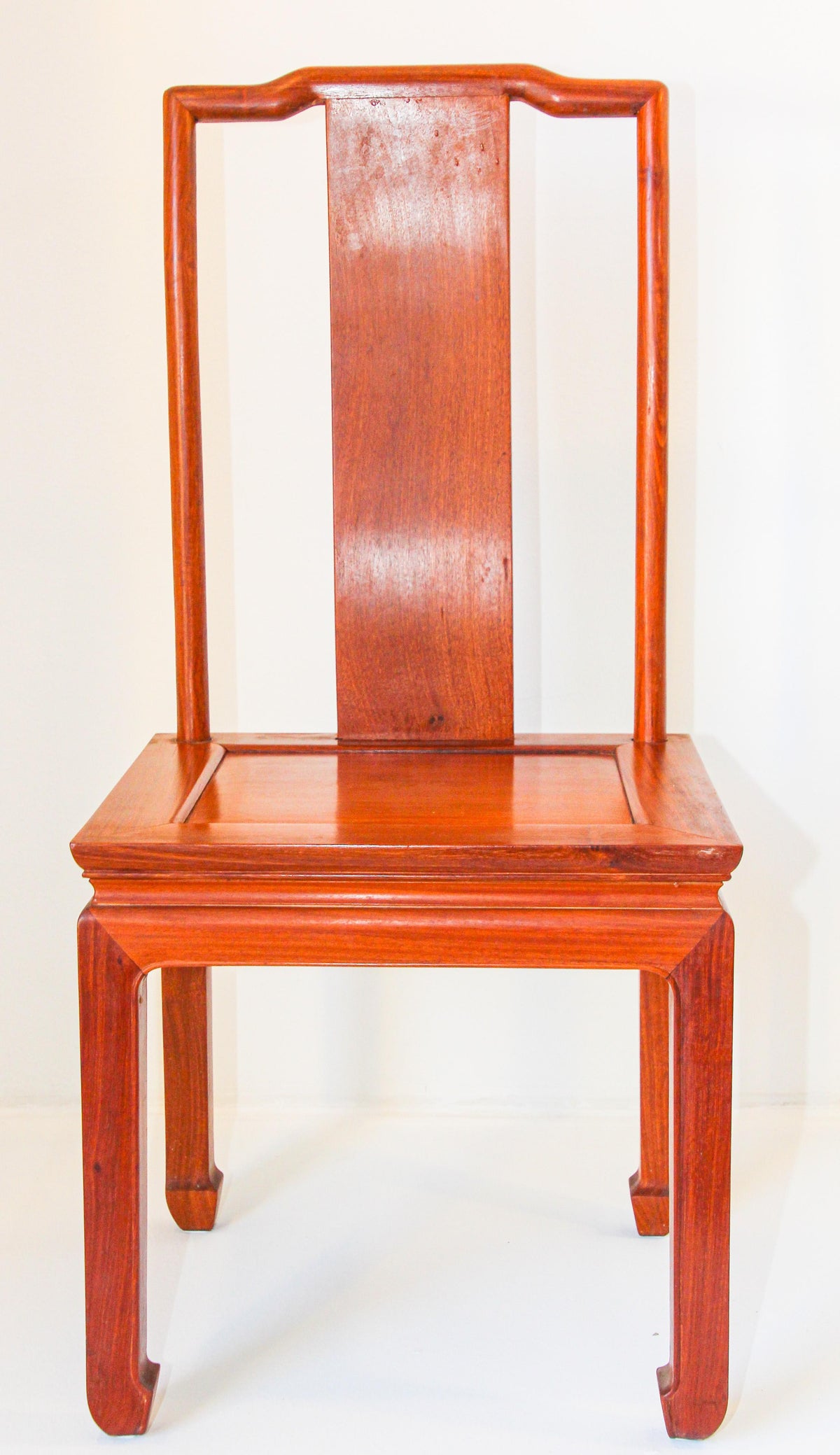 Vintage Chinese Ming Style Side Chair, Handcrafted in Hong Kong, 1950 — additional view 4