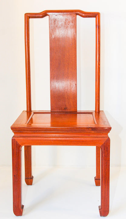 Vintage Chinese Ming Style Side Chair, Handcrafted in Hong Kong, 1950 — additional view 4