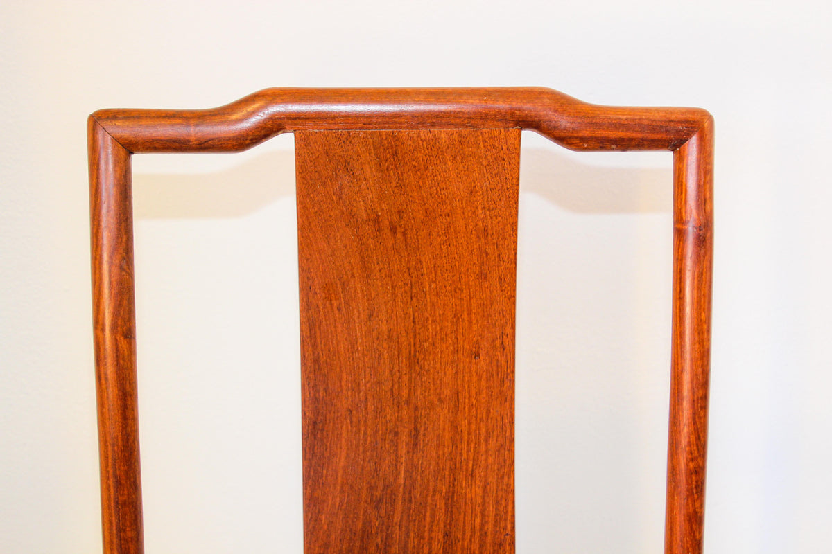 Vintage Chinese Ming Style Side Chair, Handcrafted in Hong Kong, 1950 — additional view 7