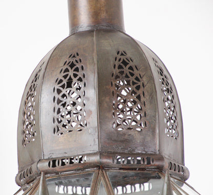 Large Clear Glass Moorish Mamounia Pendant Chandelier, Clear Glass – view 9