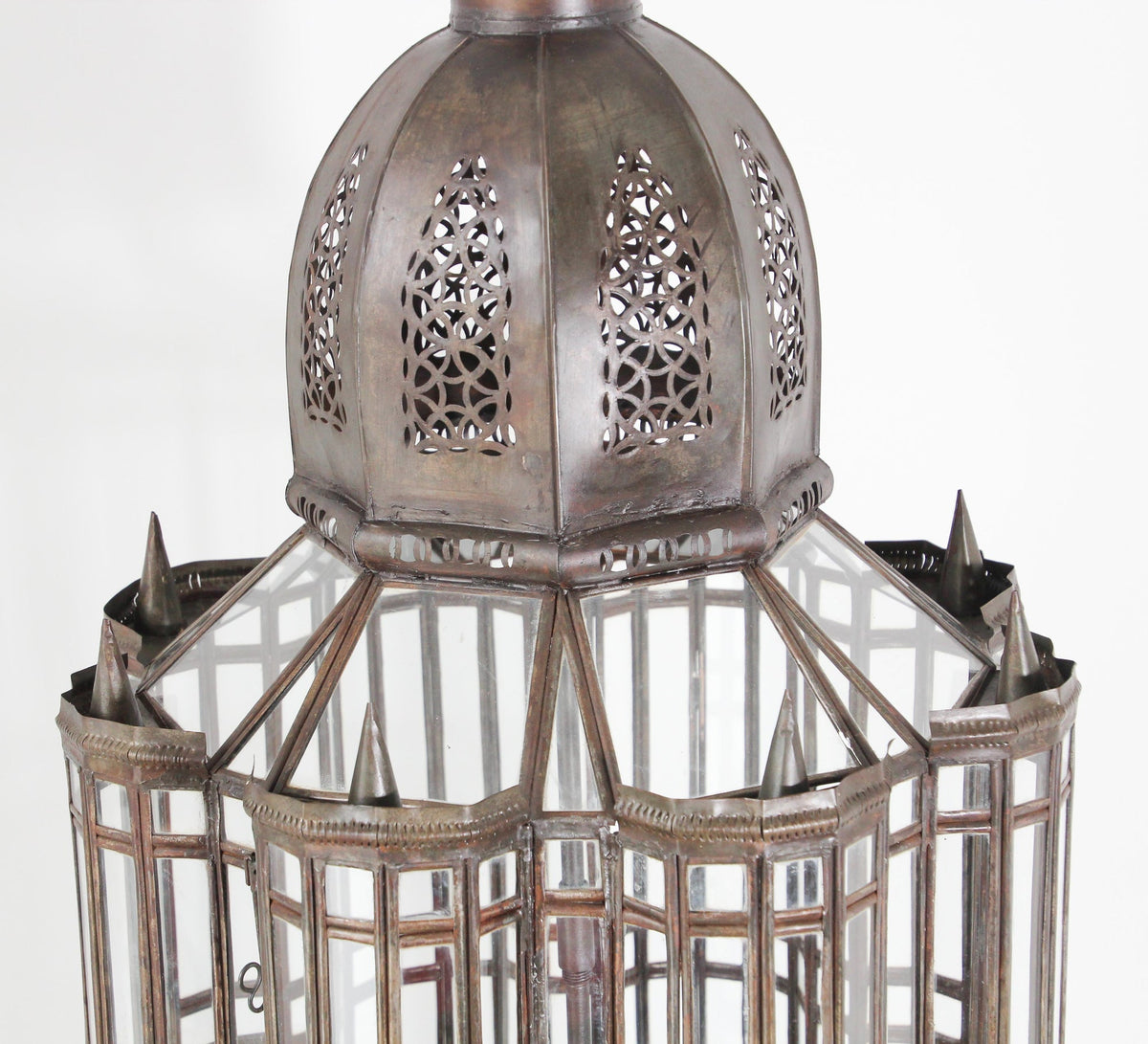 Large Clear Glass Moorish Mamounia Pendant Chandelier, Clear Glass – view 15