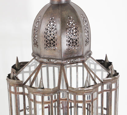 Large Clear Glass Moorish Mamounia Pendant Chandelier, Clear Glass – view 15