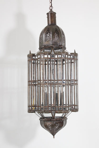 Large Clear Glass Moorish Mamounia Pendant Chandelier, Clear Glass – view 17