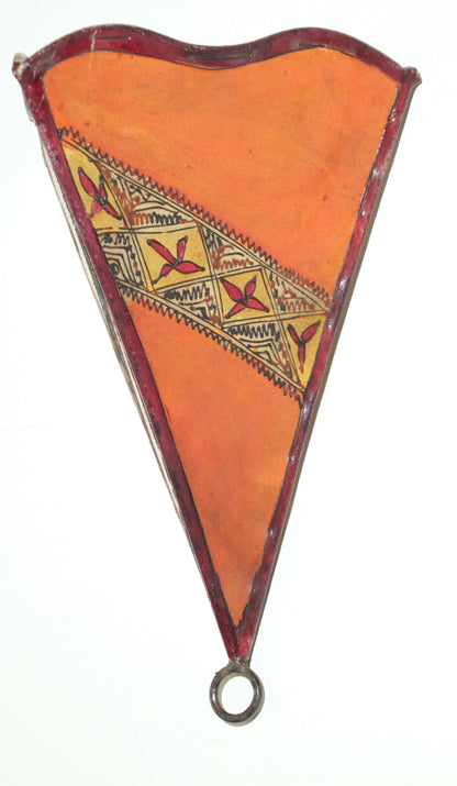 Vintage Parchment Tribal Art Wall Sconce North African – view 2