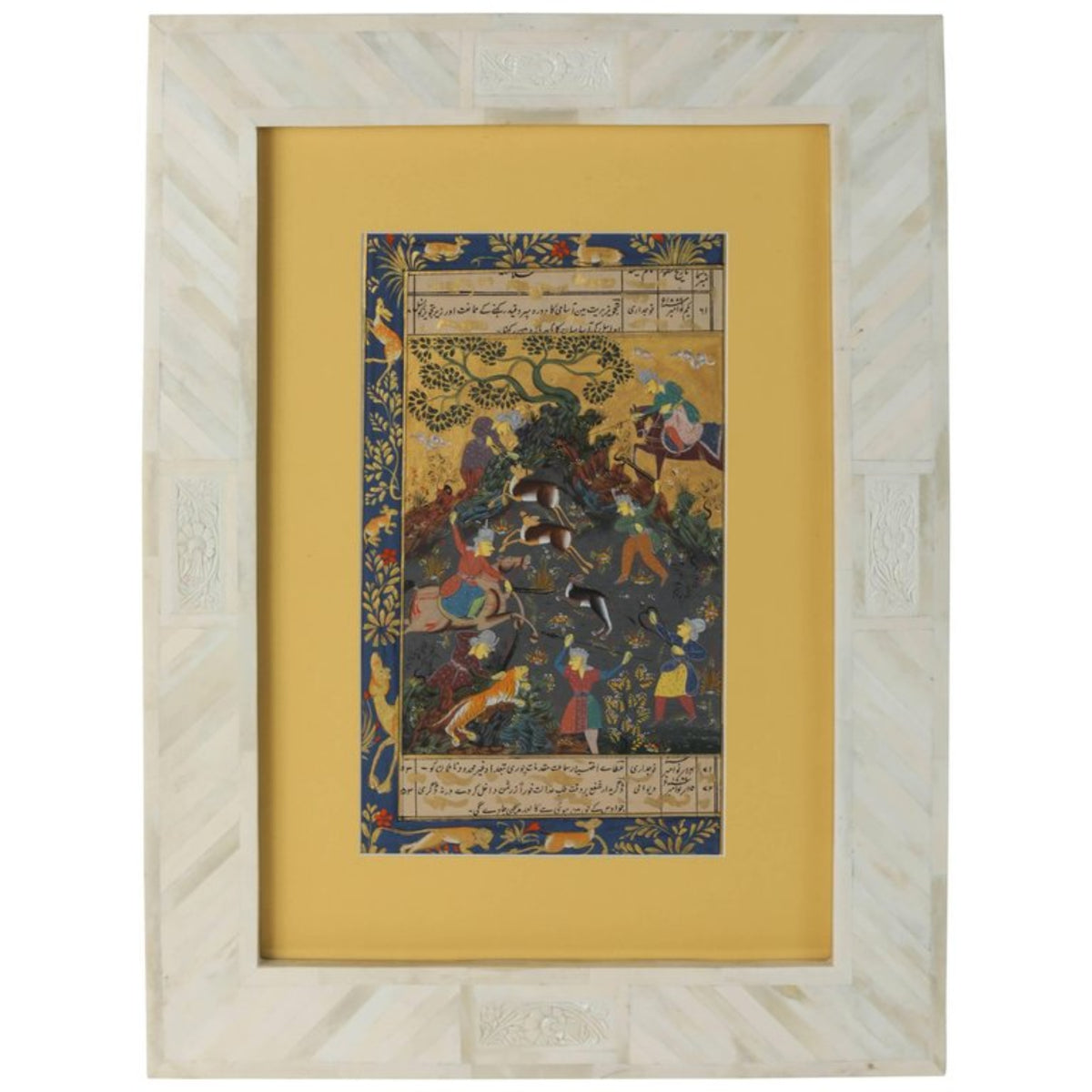 Anglo Indian Mughal Watercolor Painting