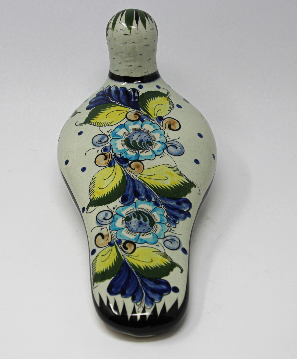 Tonala Folk Art Bird Mexican Hand Painted Colorful Pottery 1960s — additional view 5