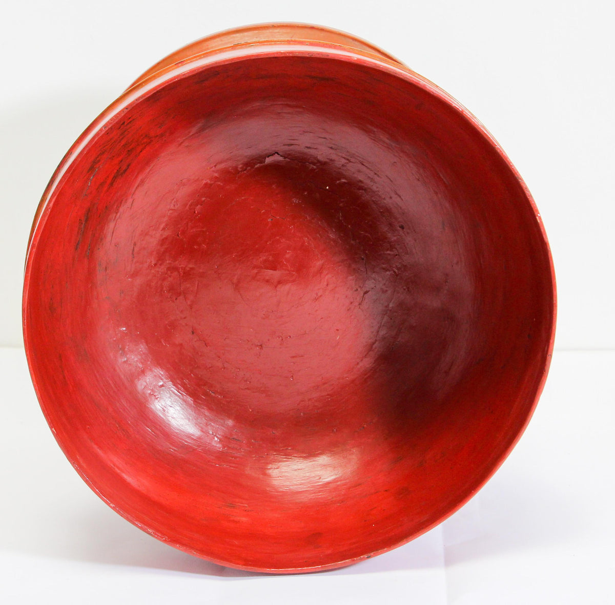 Burmese Red Lacquered Temple Offering Box, Carved Bamboo, 1940 — additional view 13