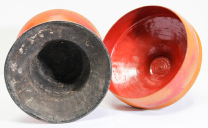 Burmese Red Lacquered Temple Offering Box, Carved Bamboo, 1940 — additional view 16