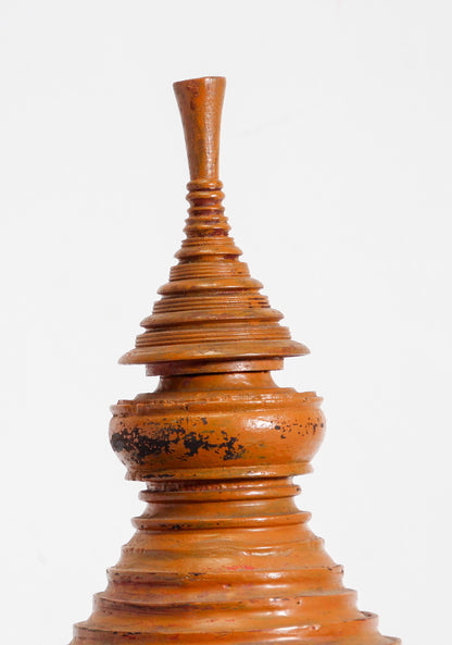 Burmese Red Lacquered Temple Offering Box, Carved Bamboo, 1940 — additional view 6