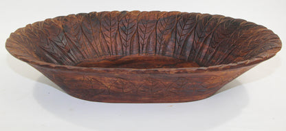Large Hand-Carved Tribal Wooden Bowl from the Batak of Sumatra — additional view 12