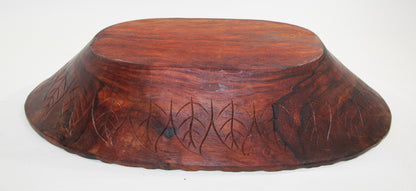 Large Hand-Carved Tribal Wooden Bowl from the Batak of Sumatra — additional view 13