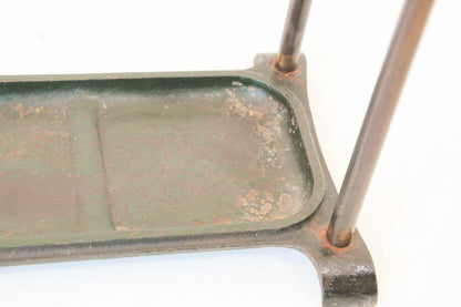Victorian Antique Brass and Cast Iron Umbrella Stand Valet — additional view 8