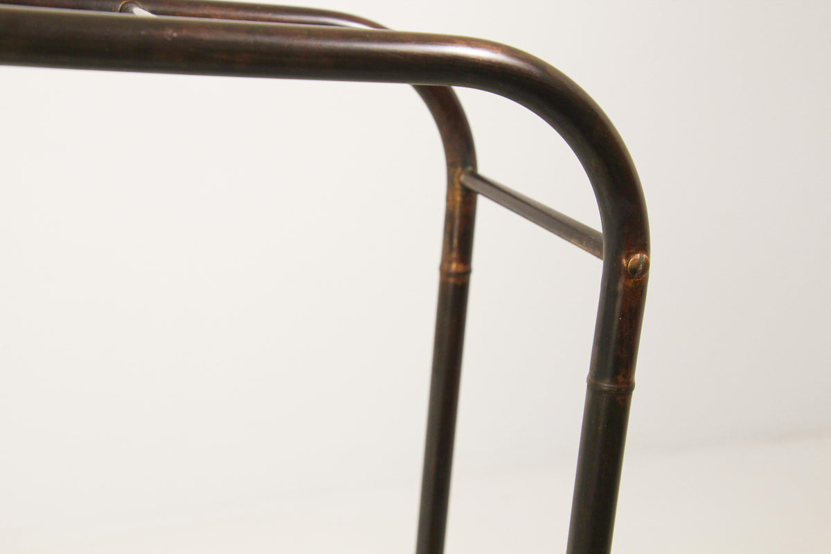 Victorian Antique Brass and Cast Iron Umbrella Stand Valet — additional view 9
