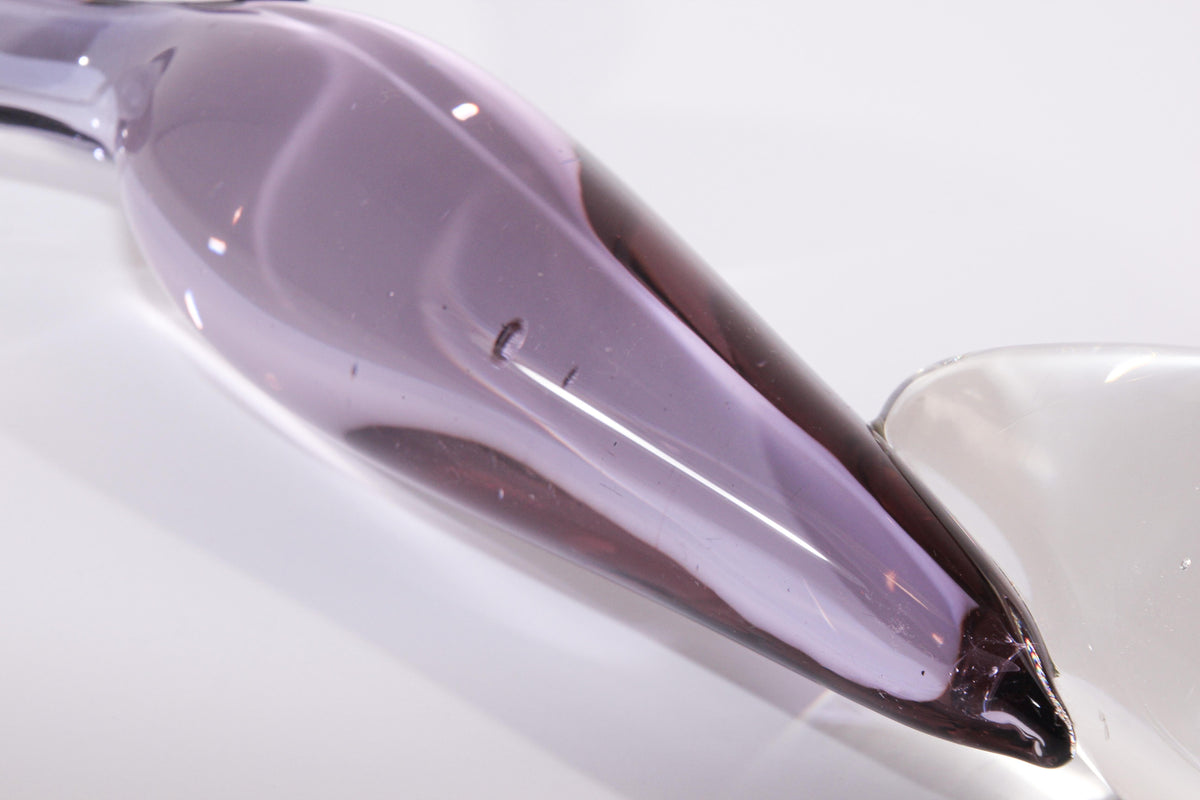 Murano Art Glass Crane Sculpture Hand Blown Venetian Italian Crystal Glass — additional view 19