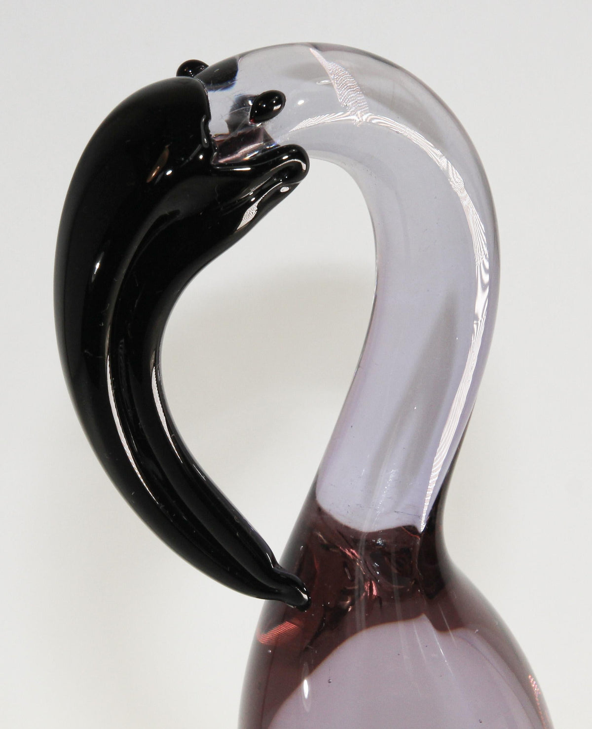 Murano Art Glass Crane Sculpture Hand Blown Venetian Italian Crystal Glass — additional view 12