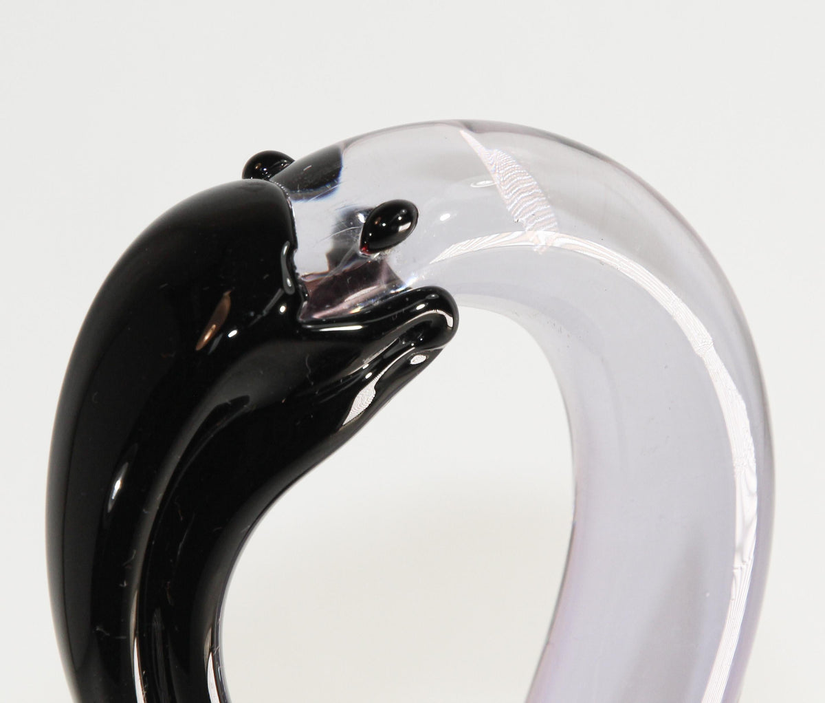 Murano Art Glass Crane Sculpture Hand Blown Venetian Italian Crystal Glass — additional view 13