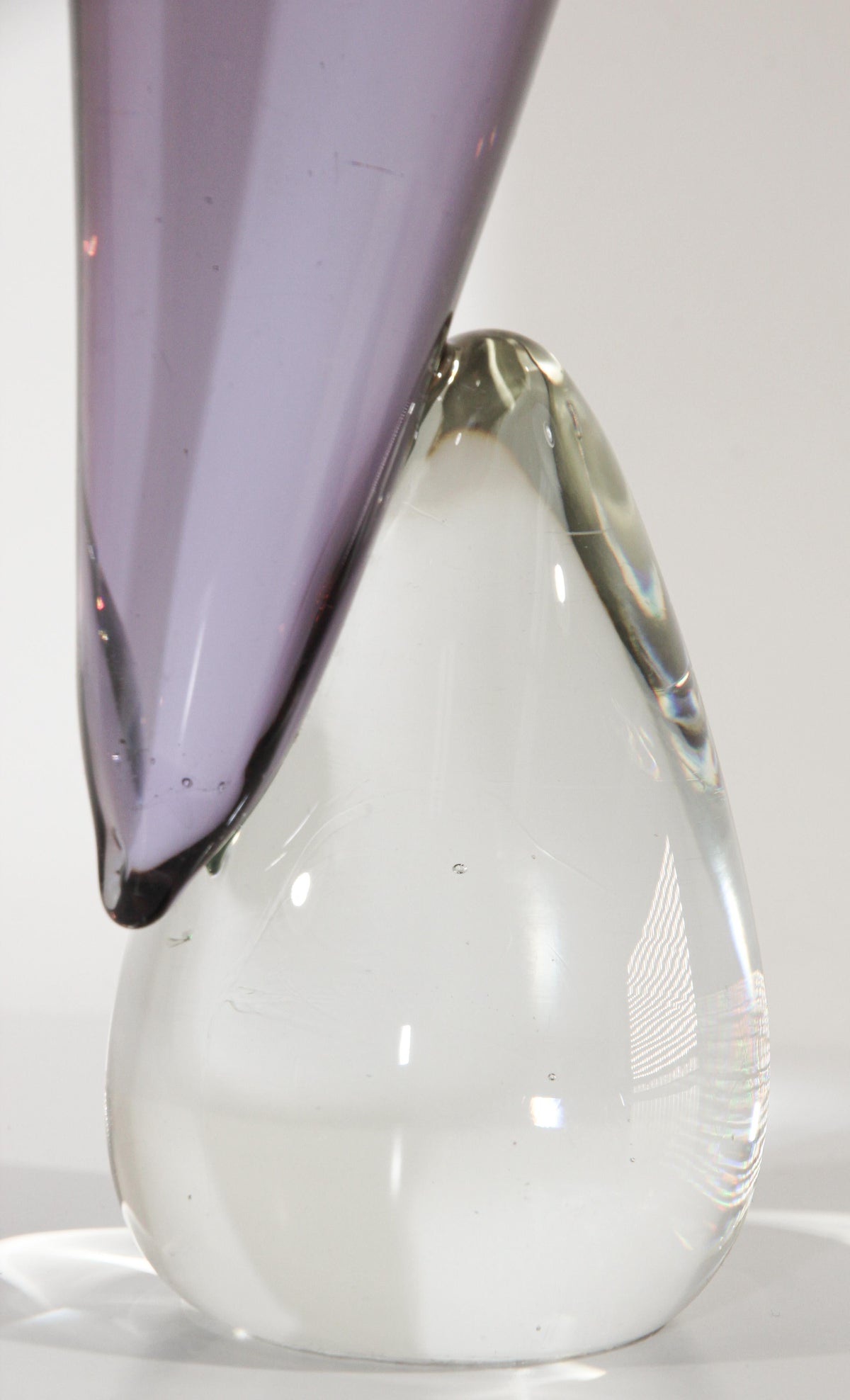 Murano Art Glass Crane Sculpture Hand Blown Venetian Italian Crystal Glass — additional view 17