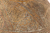 Antique Middle Eastern Oriental Brass Islamic Mughal Floor Lamp 19th C
