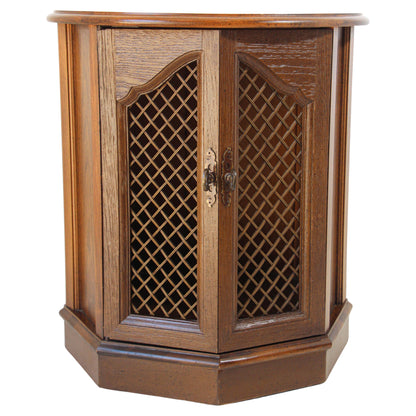 Traditional Barker Bros Moorish Accent Side Table Cabinet — United States