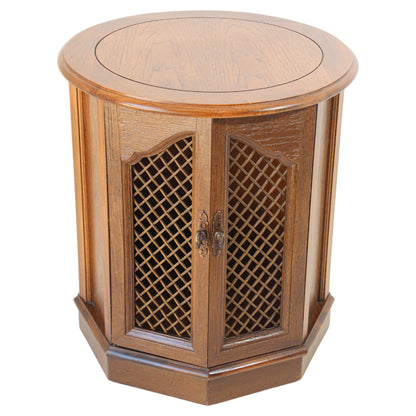 Traditional Barker Bros Moorish Accent Side Table Cabinet — United States