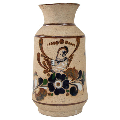 Vintage Large Folk Art Tonala Sandstone Pottery Vase, 1960's — Mexico