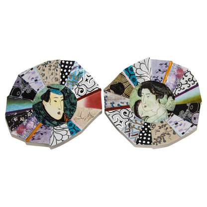 Fabienne Jouvin Imari Japanese Asian Porcelain Wall Plates 1990s — main image