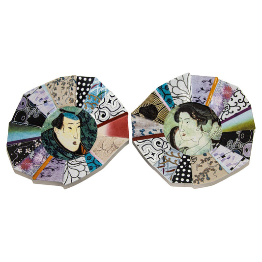 Fabienne Jouvin Imari Japanese Asian Porcelain Wall Plates 1990s — main image