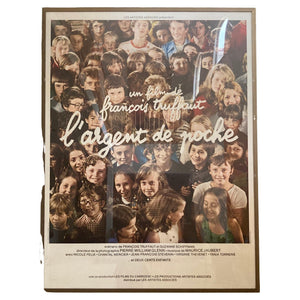 Framed " L'Argent de Poche", French Movie Poster 1976 by François Truffaut