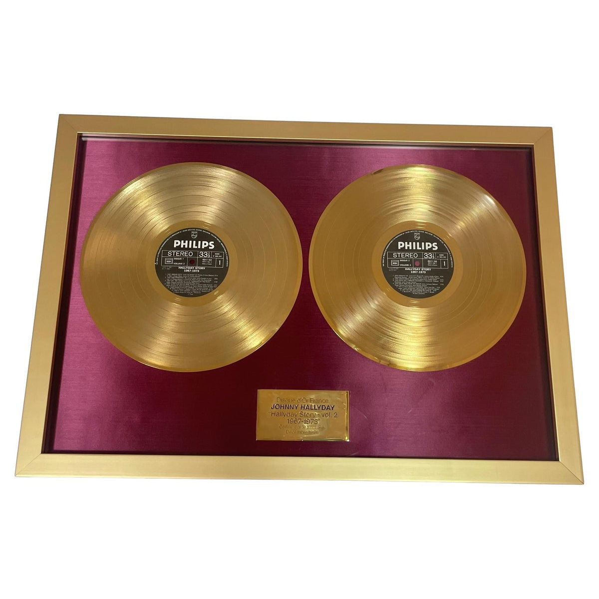 Official Gold Record Award France Johnny Halliday Story 1967-1973 Vol.2 — main image