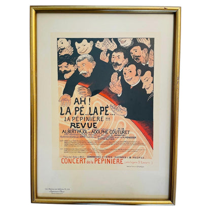 Vallotton French Poster by Les Maîtres de l’Affiche Ah la Pé la Pé la Pépinierè — main image
