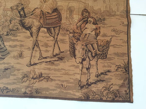 Tapestry with an 19th Century Orientalist Scene and Moorish Architecture
