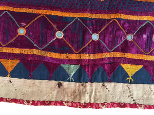 Embroidered Ceremonial Chakla Cloth Hanging Textile