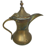 Middle Eastern Dallah Arabic Copper and Brass Coffee Pot