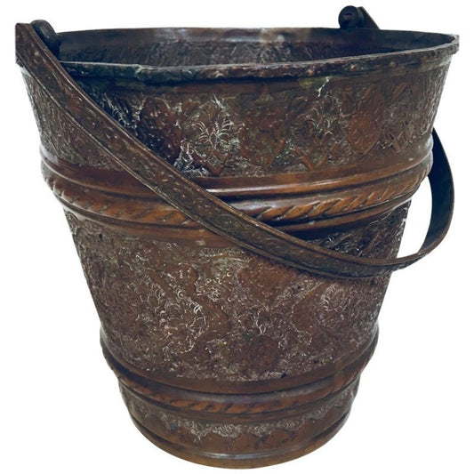 19th Century Mughal Copper Vessel by Unknown Metalworker, India