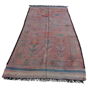 1960s Vintage Moroccan Berber Rug