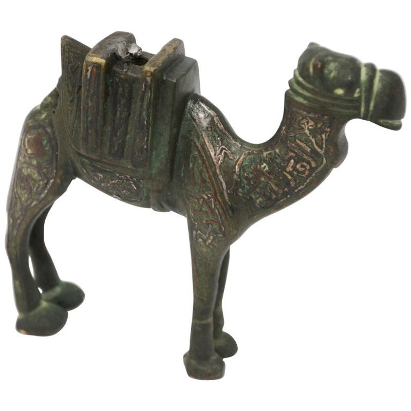 1920 Cast Bronze Camel Sculpture