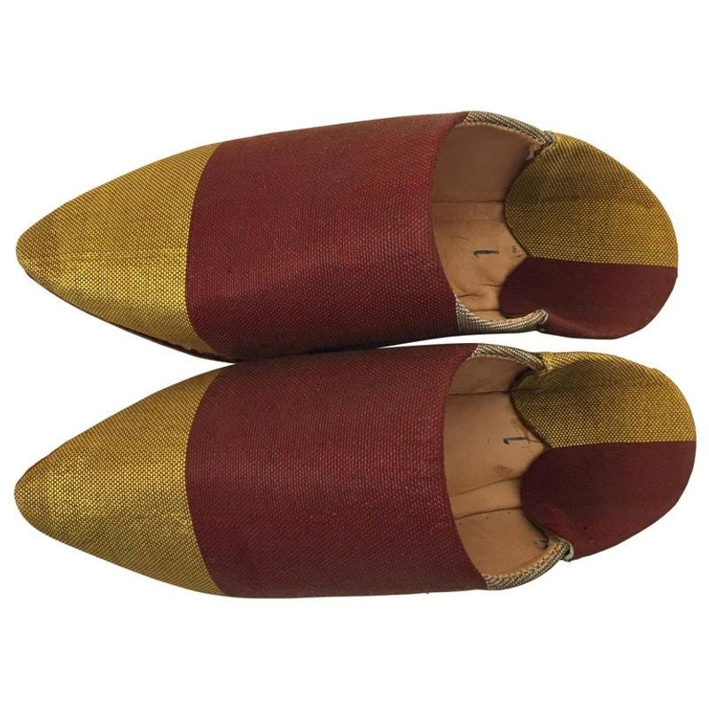 Mens silk best sale slippers